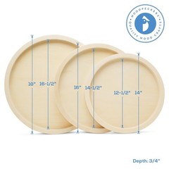 18″ Large Round Wood Panels for Painting, Resin Art & Decor | Woodpeckers