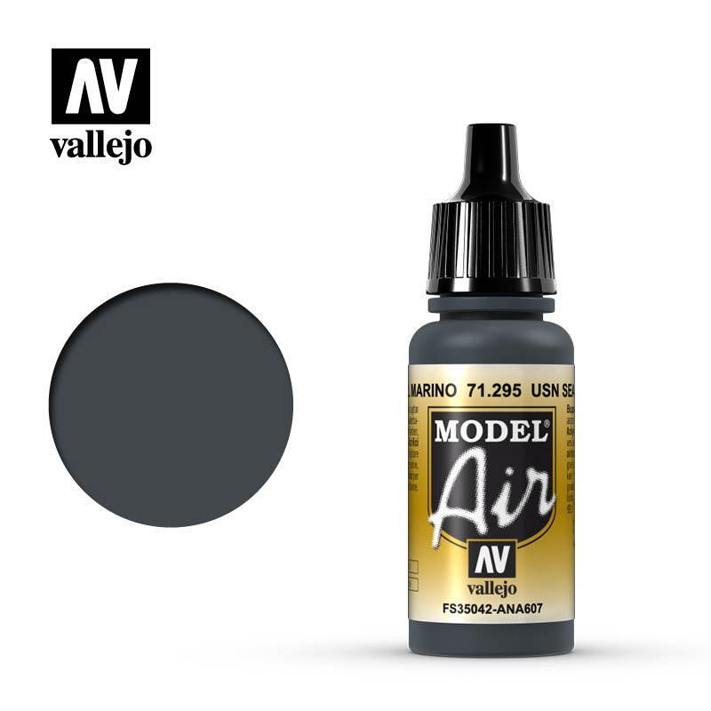 Vallejo 71295 Model Air USN Sea Blue Acrylic Paint 17ml – US