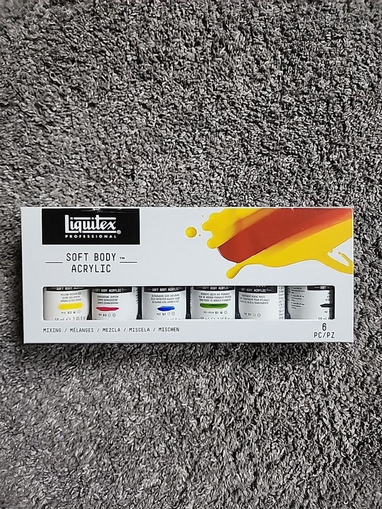 Liquitex Soft Body Acrylic, 6pc