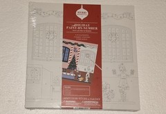 Paint By Number Craft Kit Canvas Christmas Holiday Winter Art