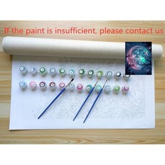Moon Paint by Numbers Kit for Adults Beginner 16 x 20 inches,