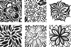 Cedar Canyon Textiles CCT4005 Artist’s Paintstiks Rubbing Plates Floral Fanta…