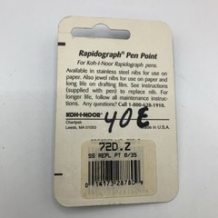 Koh-I-Noor Rapidograph Technical Pen Point 0/.35 Replacement
