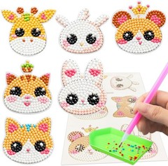 SINHOWANG Diamond Art Kits for Kids 4-8 Years Old, Arts and Crafts Sweet