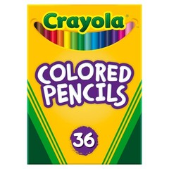 Colored Pencils (36ct) Kids Pencil Set Pre Sharpened Coloring Book Pencils for