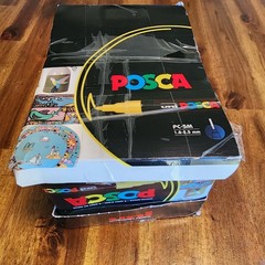 uni-ball POSCA PC-5M Water-Based Paint Markers 1.8-2.5mm (10 Packs of 8) ~ READ