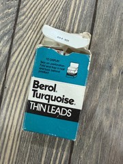 Vintage Berol Turquoise 0.9mm HB Thin Leads – Mechanical Pencil Refills – Japan
