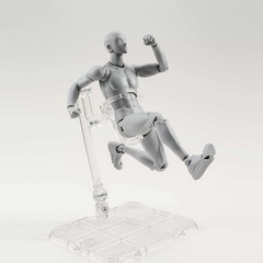 Art Manikin Figure Model for Sketching and Painting Supplies – Male, Grey