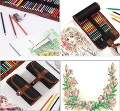 Sketching Drawing Art Pencil Kit-50 Piece Set with 24 Color Pencils for Color…