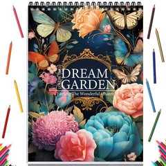 Adult Coloring Book for Women, Coloring Books for Adults Relaxation, Spiral B…