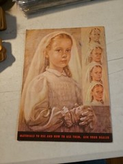 VINTAGE ” PORTRAITS AND HOW TO DO THEM ” ART INSTRUCTION BOOK by WALTER FOSTER