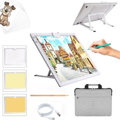 A3 Rechargeable Light Pad with Case 2500mAh Battery Powered Light Board