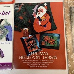 Lot Of 7 Mixed Techniques Pattern Booklets Leaflets Needle Primitive Peppering