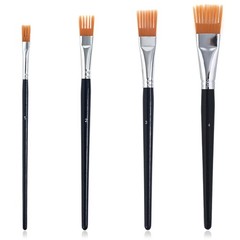 4Pcs Comb Artist Brush Set, Professional Grainer Brush, Paint Brush Comb, Pai
