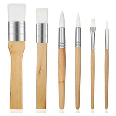 Paint Brush Set,6 Pcs Acrylic Paint Brushes Paintbrushes for Acrylic1036