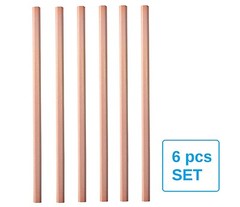 MUJI MoMA natural wood axis pencil 2B [6 pcs SET]