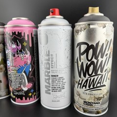 Lot 4 Montana Spray Paint Pow Wow Hawaii + Claw Money Artist Can New