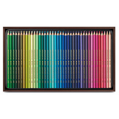 Caran d’Ache Supracolor Artist Water Soluble 80 Colour Pencils Wooden Gift Box