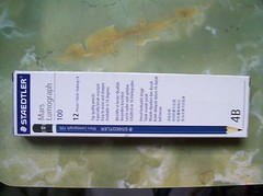 12 Staedtler Mars Lumograph 100 Pencils B 3B 4B