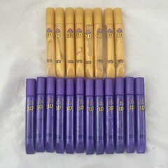 Elmer’s 3D Glitter Paint Pens .356 Fl Oz Lot Of 8 Gold 12 Purple NEW