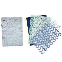 Textured Scrapbook Paper Mesh Fabric – Junk Journal Supplies Assorted Brown