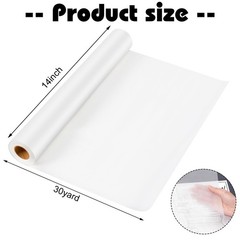 Paper Roll 14 Inch x 30 Yards White Pattern Paper Translucent Trace Paper Sewing