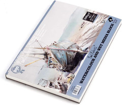 Watercolor Block, 140-Lb Artist Quality Watercolor Paper Pad Acid-Free Cold Pres