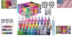 Vibrant 30 Color 3D Paint Set – Safe, Permanent & Ideal for Creative Projects