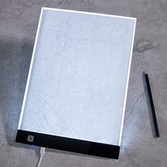 Light Board for Tracing, A4 Led Light Pad Adjustable Light Drawing Pad