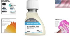 Art Masking Fluid, Yellow, 2.5oz Bottle
