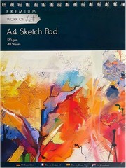 Creative A4 Sketch Pad – 170gsm Matte Finish, 40 Sheets for Artistic Expression