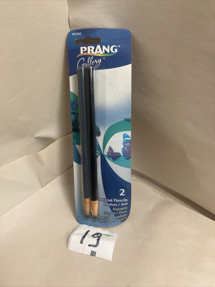 Dixon Ticonderoga Charcoal Pencils. 2 Colors Grey & Black. New In Packaging.