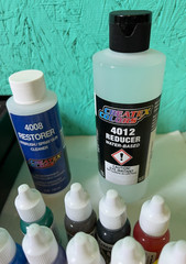 Dual Action Airbrush Spray Gun w/ Compressor Paint Reducer Accessories & More-S3