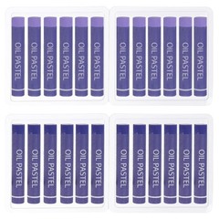 Light Purple, Violet Oil Pastels, 24Pcs Soft Oil Crayons Creamy Pastels Stick…