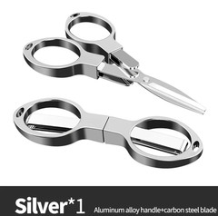 Foldable Fishing Scissors Carbon Steel Knife Edge Shears Fishing Line Cutting To