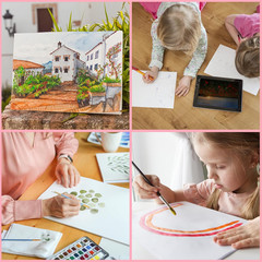 Canvas Boards for Painting 8X10 Inch, 56 Pack Bulk 8X10 Inch Canvases for Painti