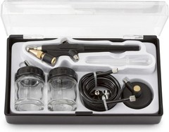 Single-Action 22cc Siphon-Feed Airbrush Set – .8mm Nozzle