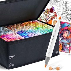 Ohuhu Illustration Marker Pen 320 Colors Brush BOLD Type Honolulu Series