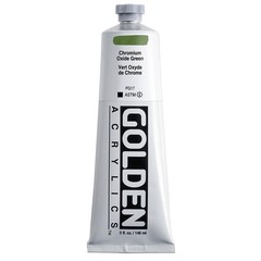 5 Oz Heavy Body Acrylic Color Paints Color Chromium Oxide Green