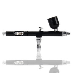 Dual Action Gravity Feed 0.3mm Gun Spray Airbrush Nail Art Paint Tattoo Tool Set