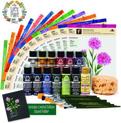 Donna Dewberry Flowers of the Month Let’S Paint Kit, 2 Ounce