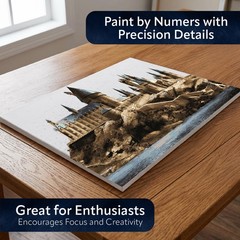 Harry Potter Art by Numbers Kit – Hogwarts Castle Paint Set