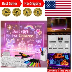 Ultimate LED Drawing Board, 13.7″x10″ with 13 Lights – Perfect Gift for Kids