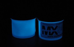 BLUE MX24 Extreme Glow in the Dark Paint Invisible Range 1oz