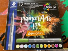 Staedtler Pigment Brush Pen – Pack of 12 – Basic – 371 C12 or pastel 371-C12 2