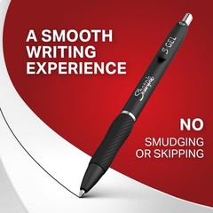 36 Retractable Black Gel Ink Pens – Artistic Medium Point 0.7mm for All Tasks