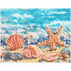 Diamond Dotz Simply Dotz Art Kit SUMMERTIME BEACH 12.6 x 12.6”