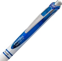 High-Performance EnerGel Retractable Gel Pens 0.7mm Needle Tip, Blue – 2 Pack