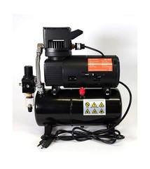 NO-Name Quiet Compressor for Airbrush with air Tank Model Tooty (Piston Type)…