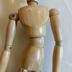 Wooden Artist’s 11 1/2” Model with Articulated Joints